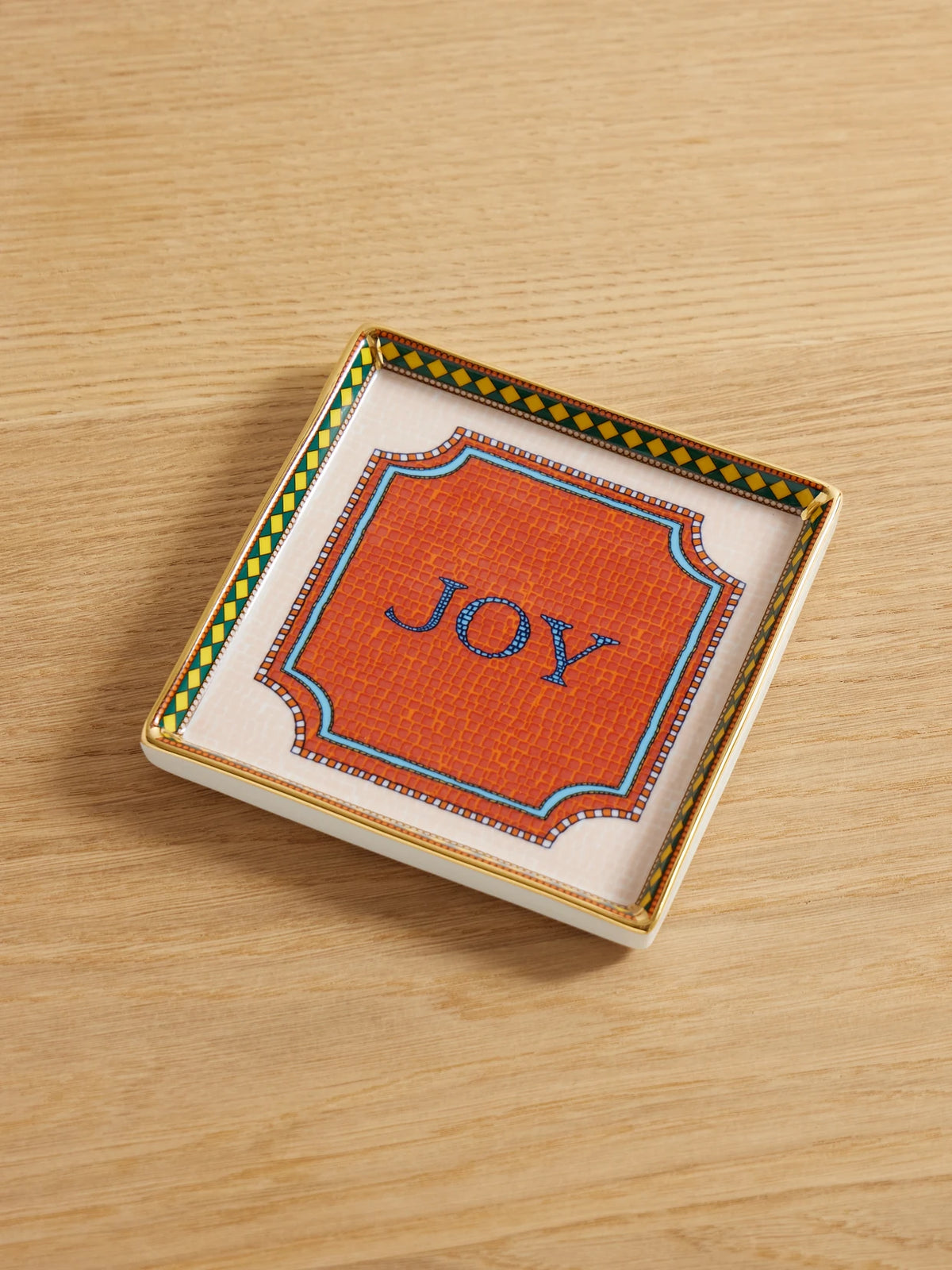 Mini Gold-plated Porcelain Tray