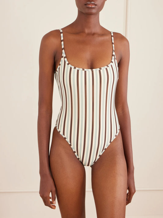 Pipping Thidu Striped Swimsuit