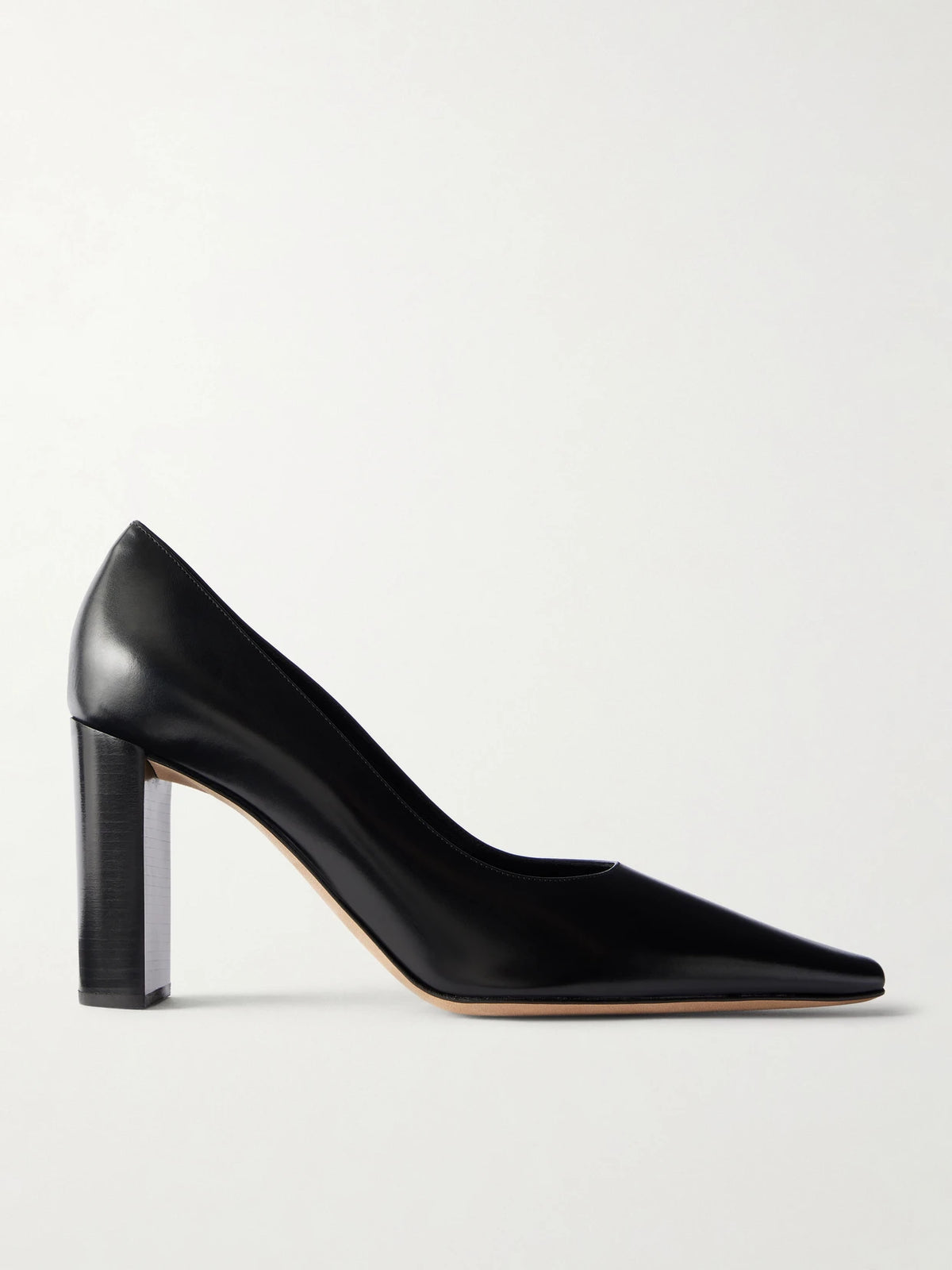 The Row Pia Leather Pumps