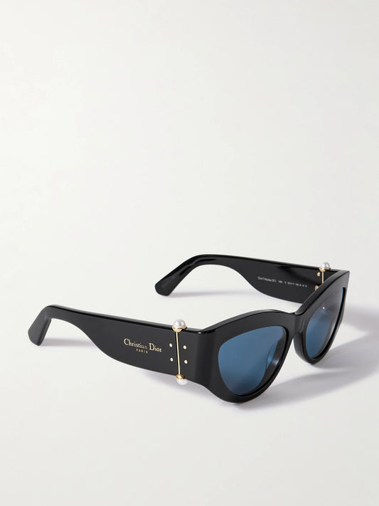 Diortribales B1i Oversized D-frame Embellished Acetate Sunglasses