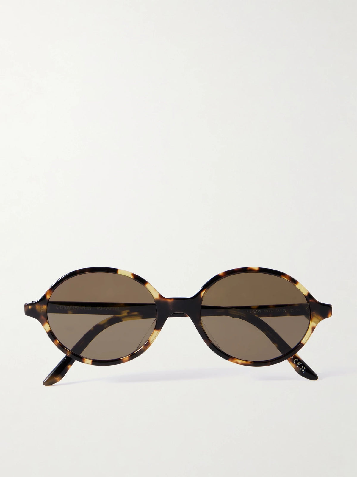 + Khaite 1989c Round-frame Tortoiseshell Acetate Sunglasses