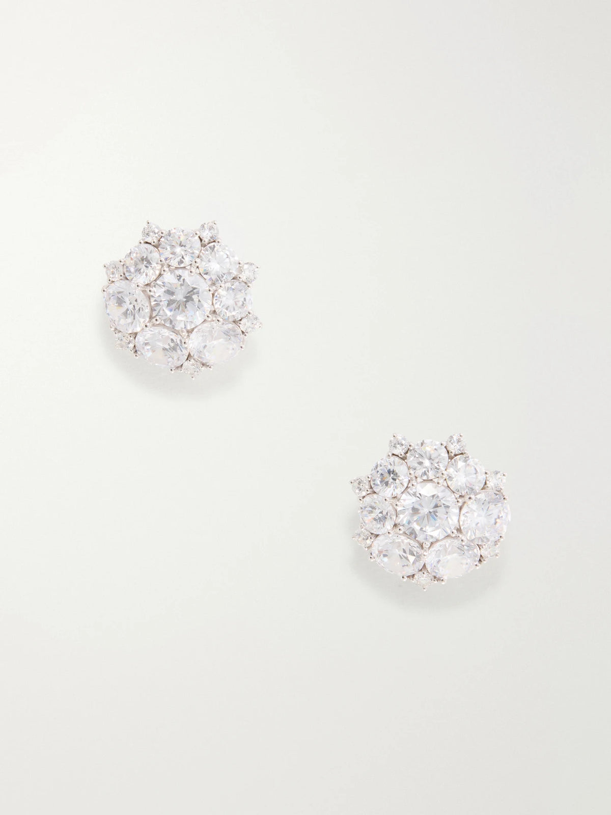 Completedworks The Many‐headed Hydra Rhodium-plated Recycled Sterling Silver Zirconia Earrings