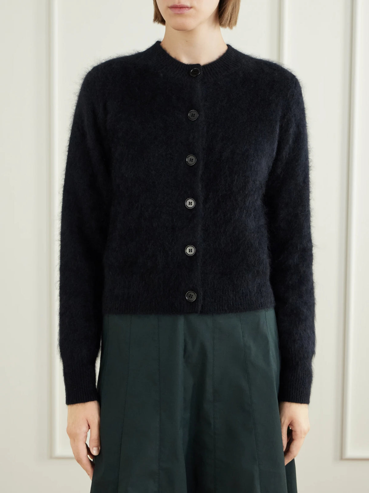 LISA YANG Azalea Brushed-cashmere Cardigan