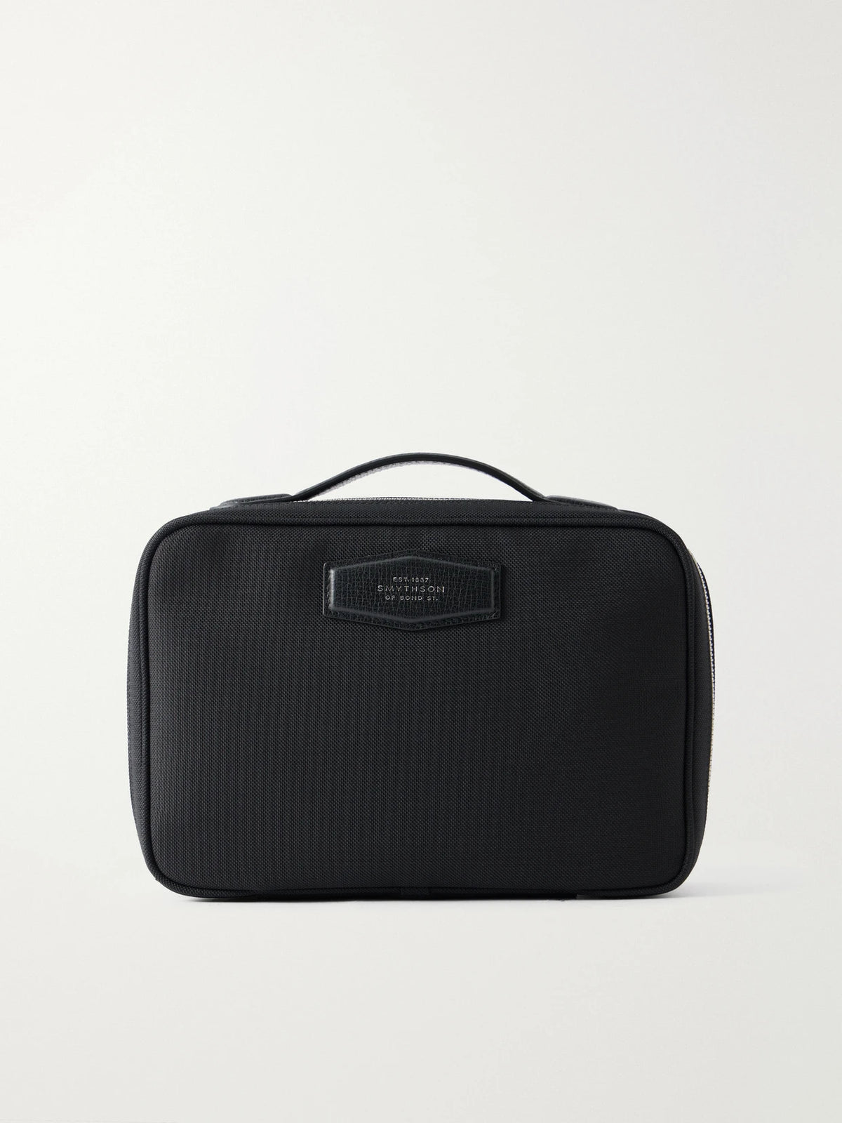 Smythson Norton Leather-trimmed Canvas Jewelry Case