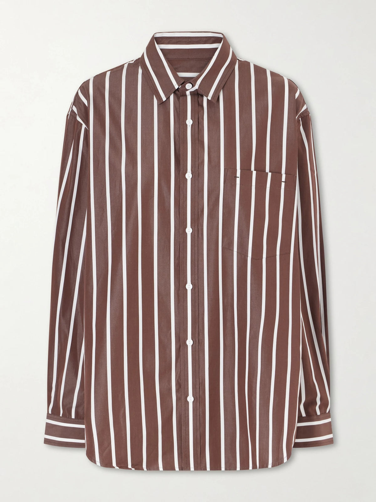Matteau Striped Organic Cotton-poplin Shirt
