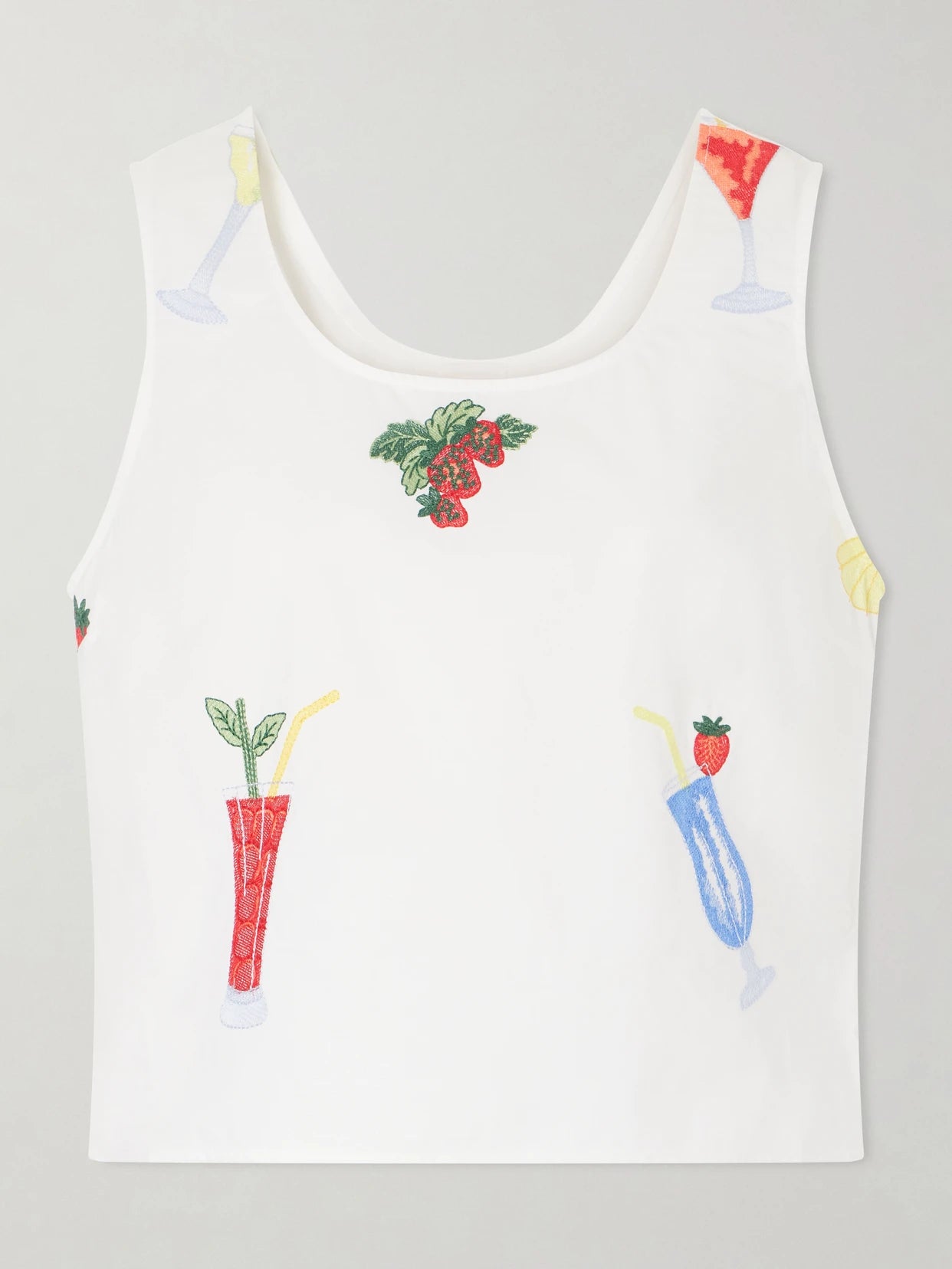 Certaldo Embroidered Cotton Top