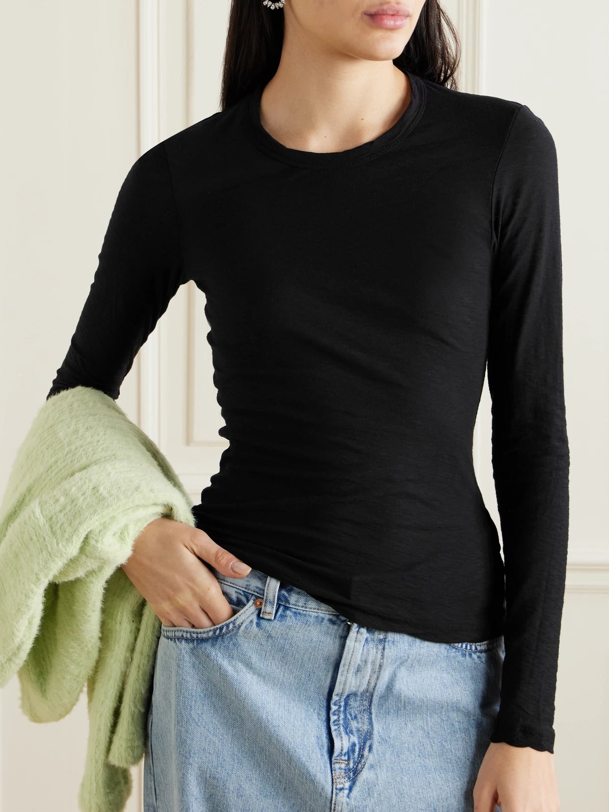 Slub Cotton-jersey Top