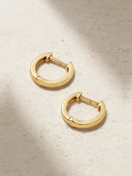 Huggies 18-karat Gold Hoop Earrings