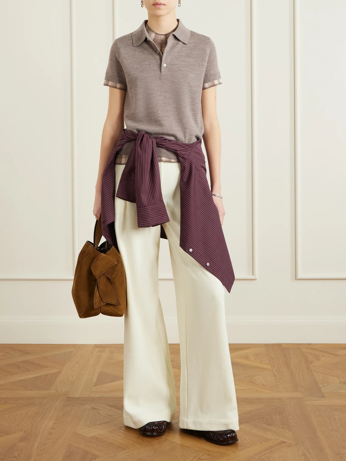 Musubi Knotted Suede Tote