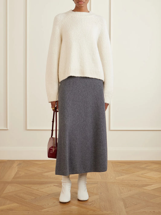 Image of Boots. Product name - Mica Leather Ankle Boots in White colour by brand - Le Monde Béryl