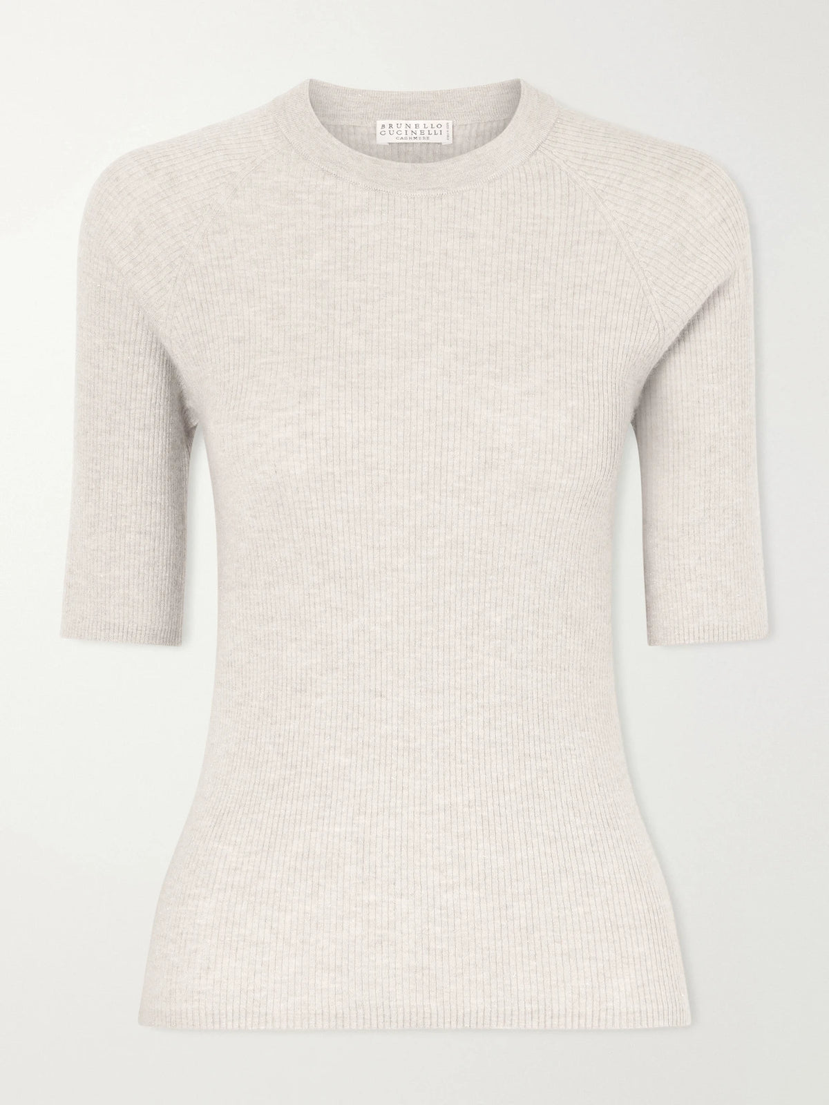 Brunello Cucinelli Ribbed-knit T-shirt