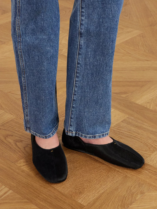 Jane Calf Hair Flats