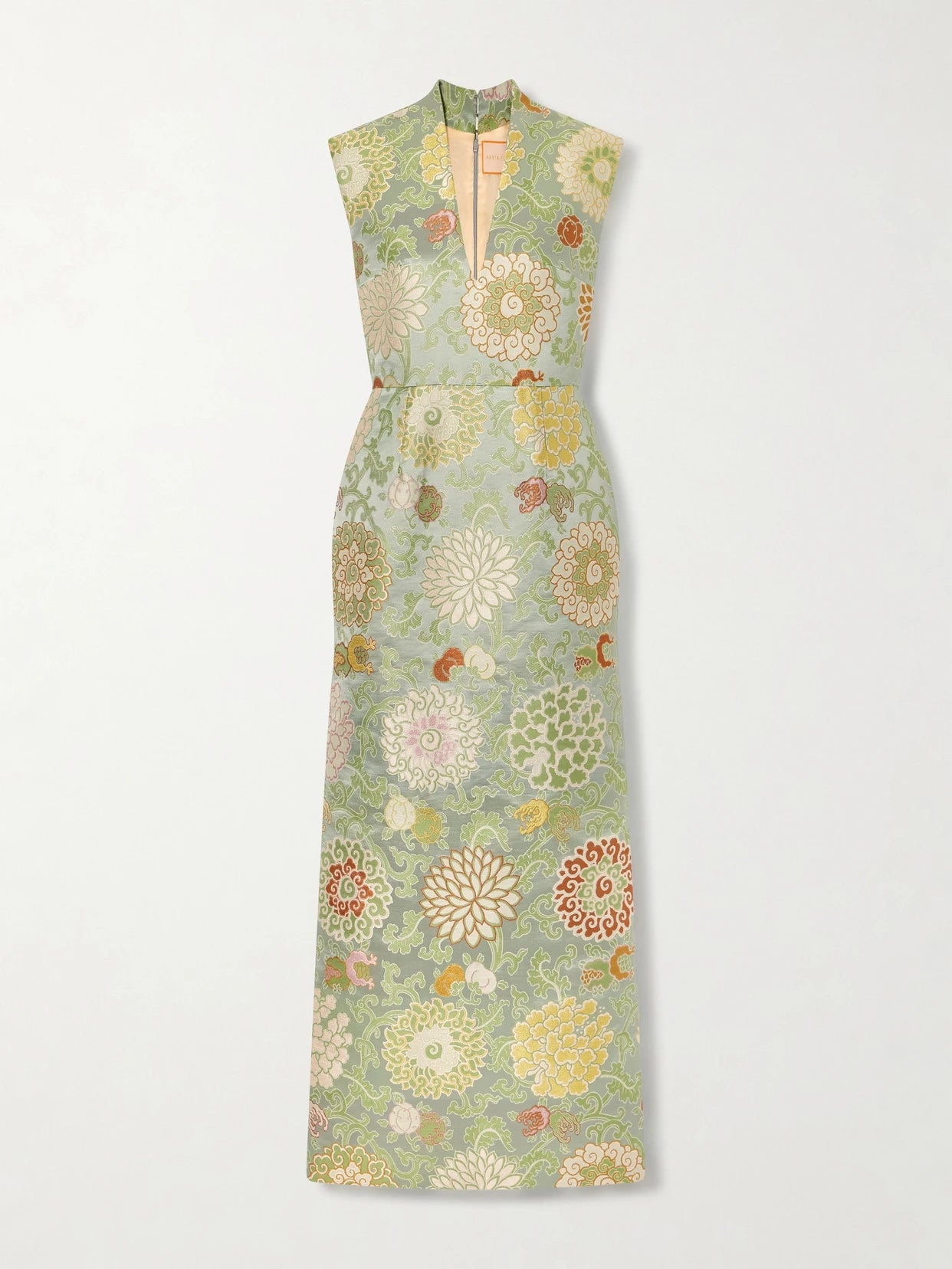 Praga Embroidered Woven Midi Dress