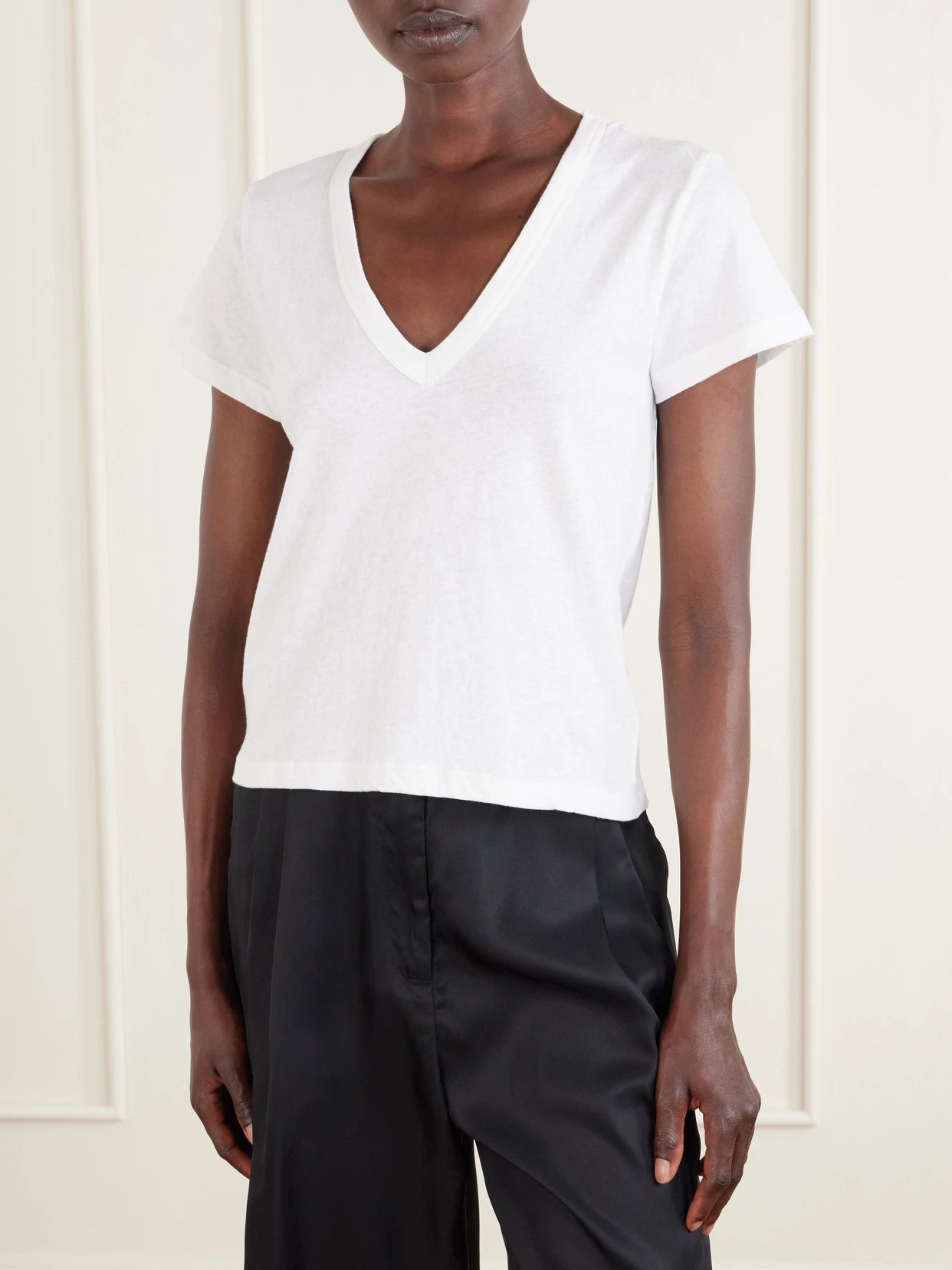 Laura Cotton-jersey T-shirt