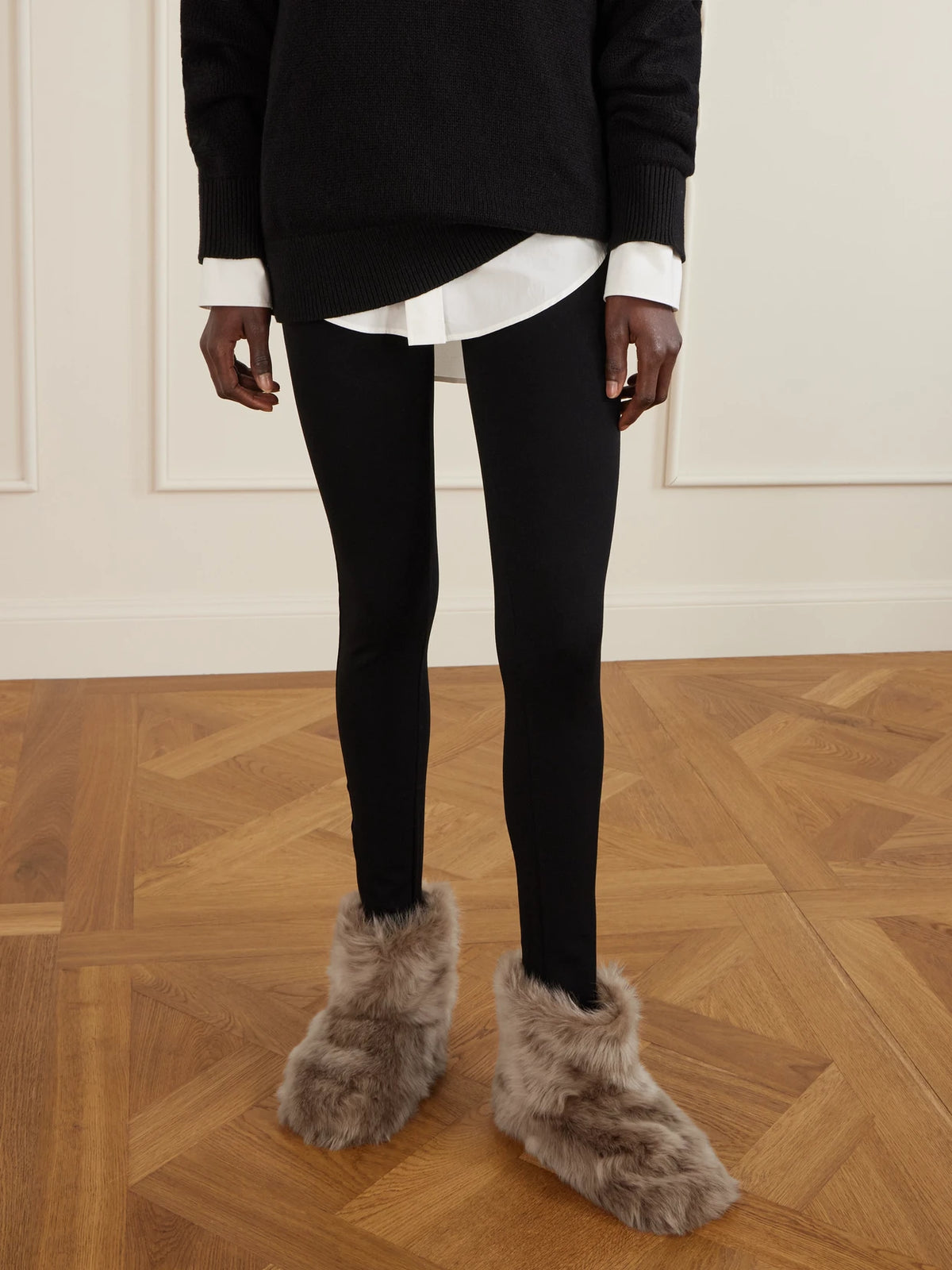 Big Boot Shearling Ankle Boots