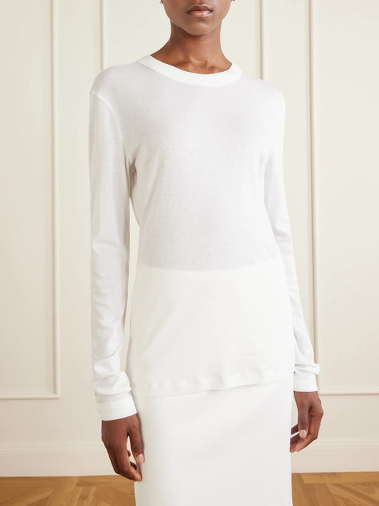 Sophie Organic Cotton-jersey T-shirt