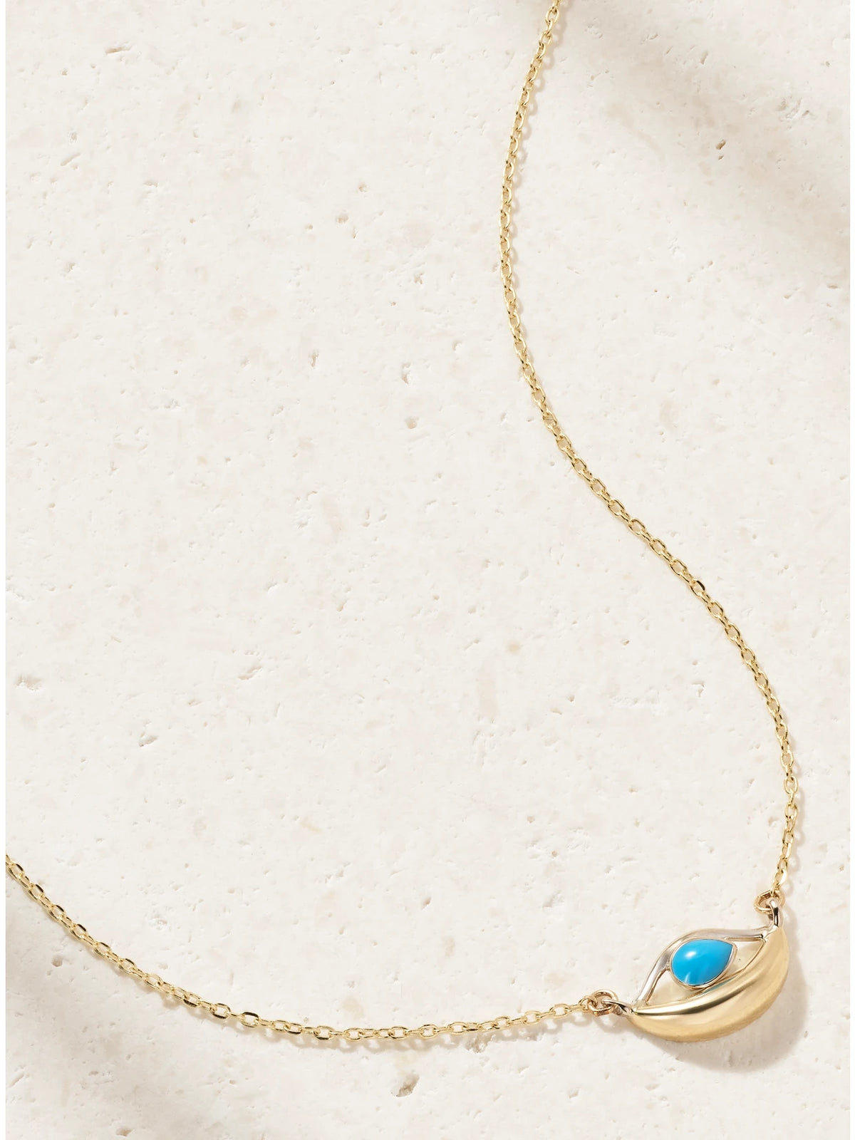 18-karat Gold Turquoise Necklace