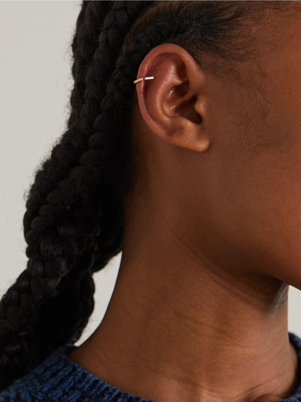 Image of Earrings. Product name - 14-karat Recycled Gold Ear Cuff in Multi colour by brand - Melissa Joy Manning