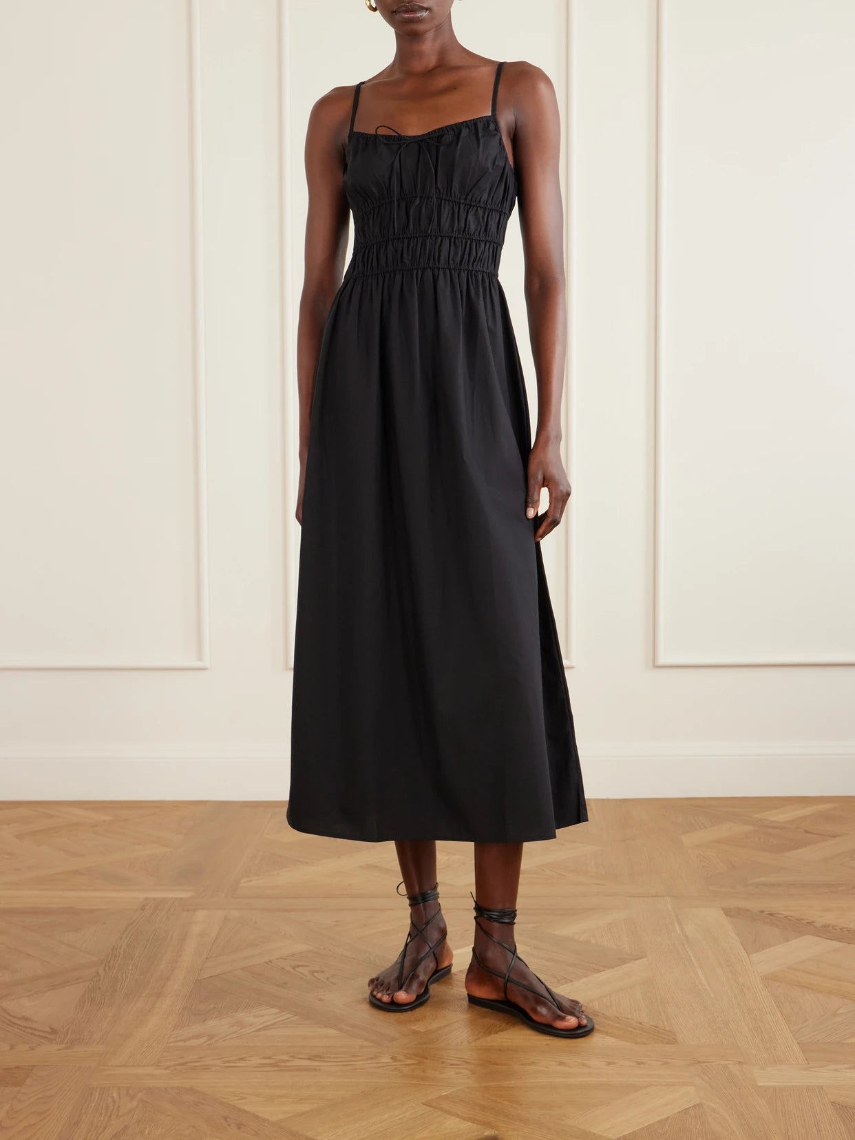 Marianne Cotton-voile Midi Dress