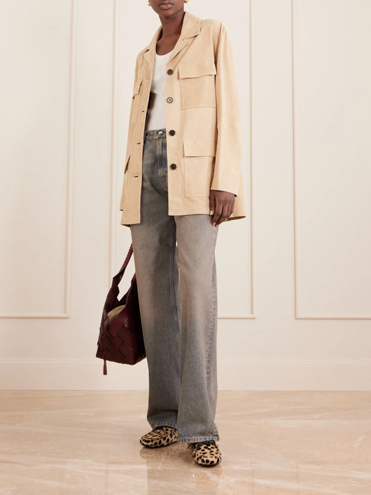 Image of Flats. Product name - Gommino Bow-detail Animal-print Calf-hair Loafers in Leopard print colour by brand - Tod's