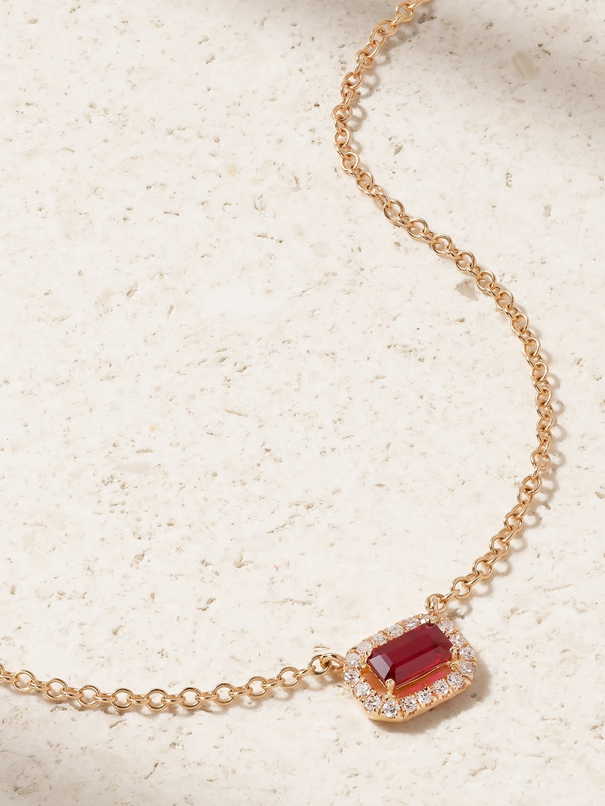 18-karat Rose Gold, Ruby And Diamond Necklace