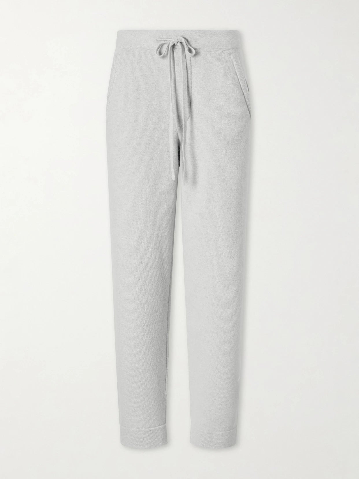 Zinc Cashmere Straight-leg Drawstring Pants