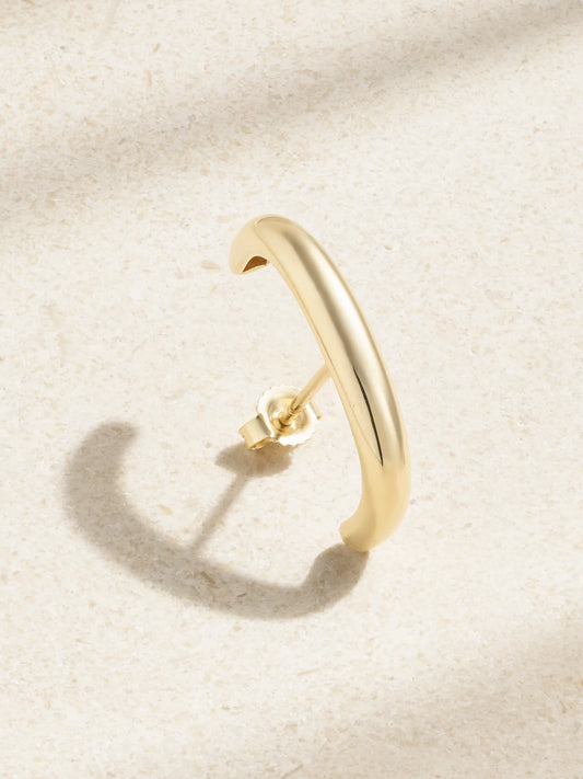Golden Glow 14-karat Gold Single Earring