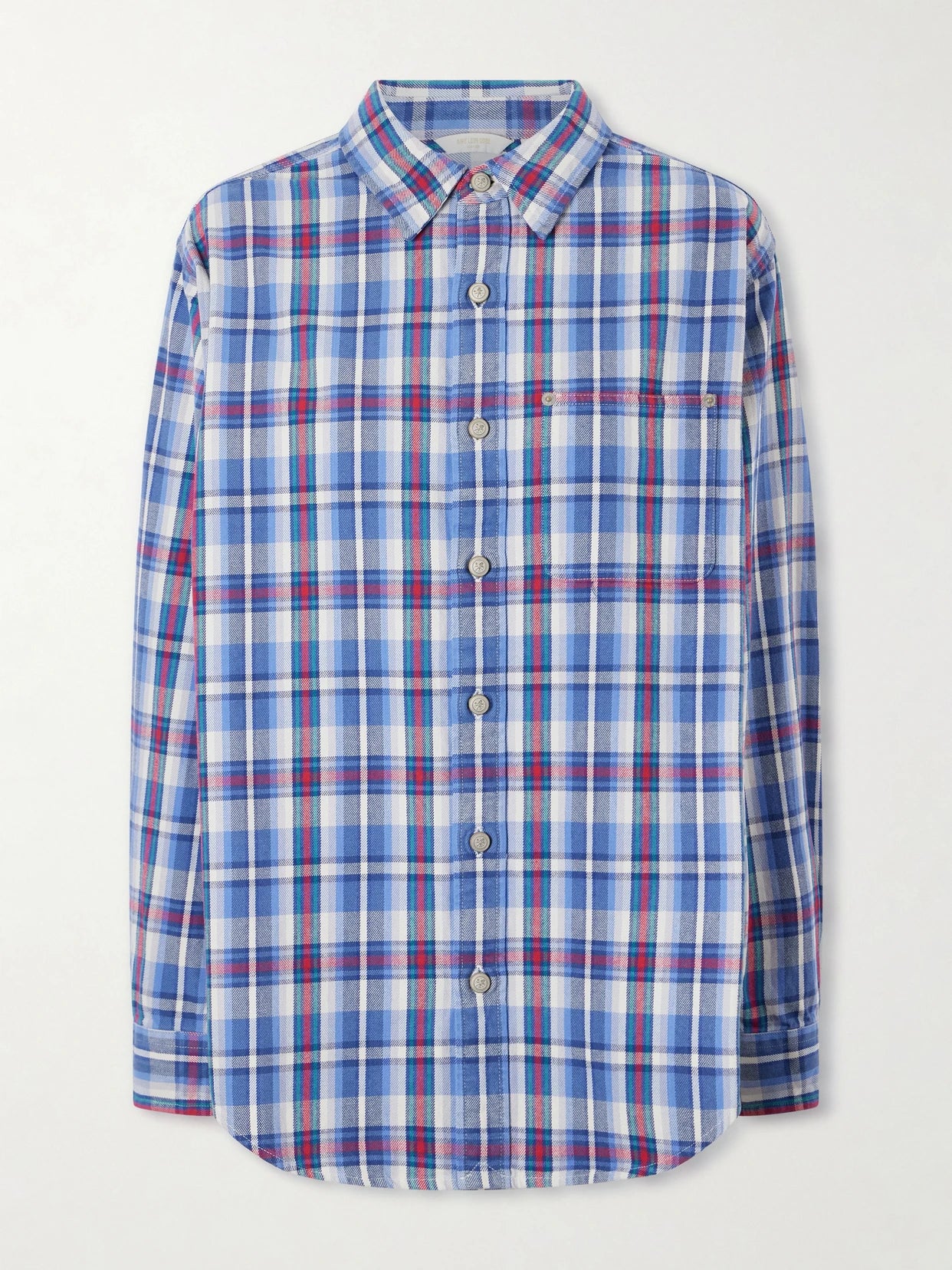 Checked Plaid Cotton Workshirt