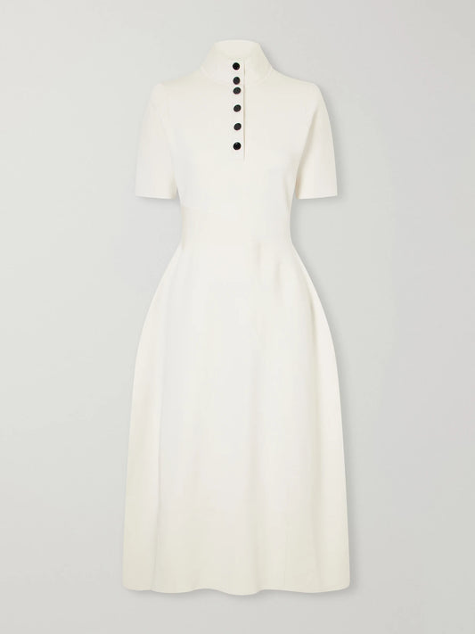 Proenza Schouler Mathilde Ribbed Stretch-jersey Midi Dress