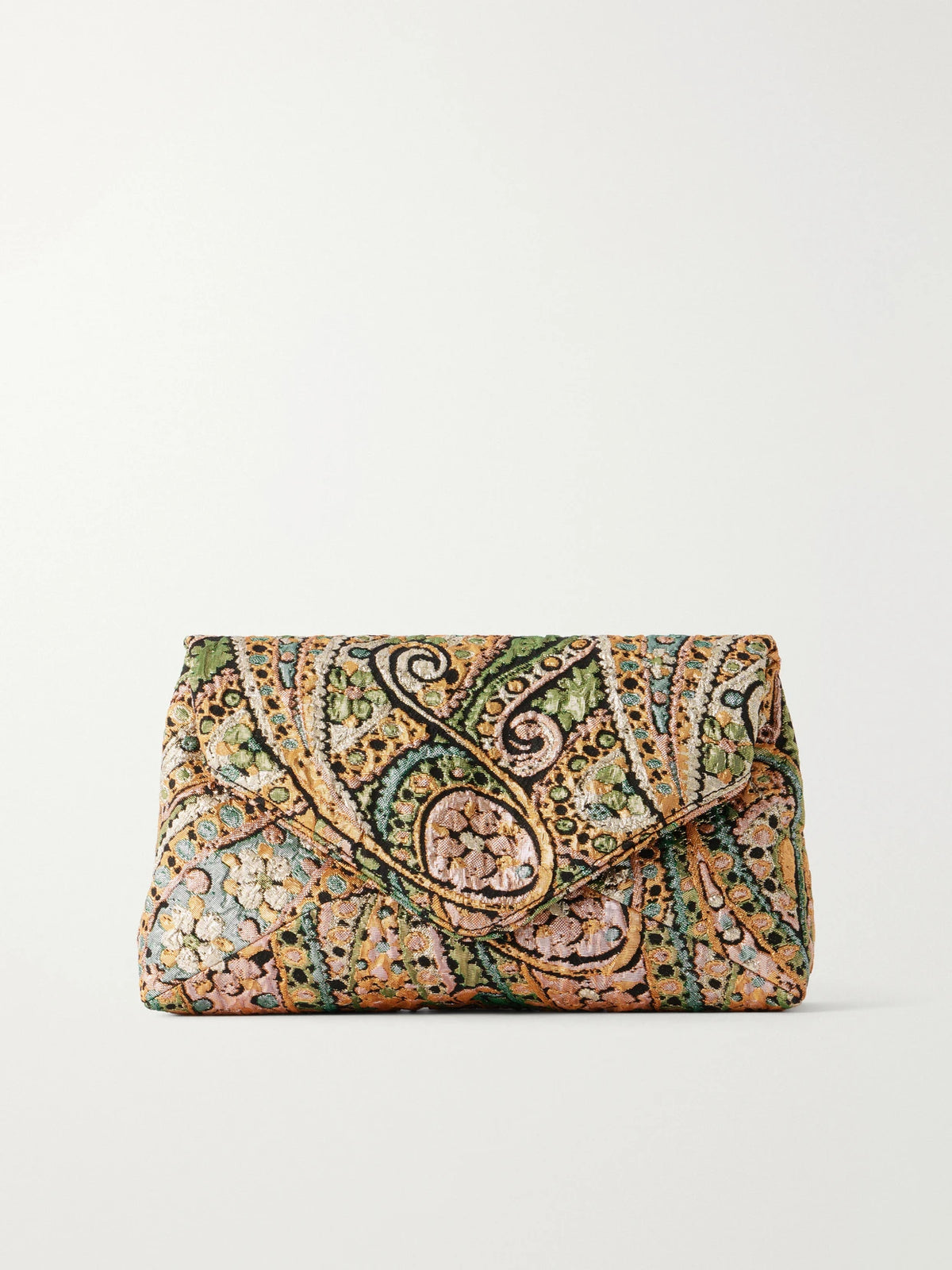 Dries Van Noten Paisley-jacquard Brocade Clutch