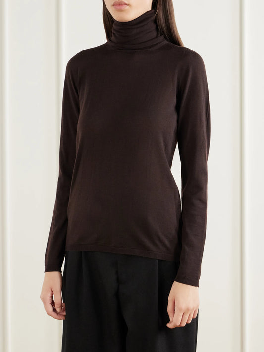 Max Mara Saluto Wool Turtleneck Sweater