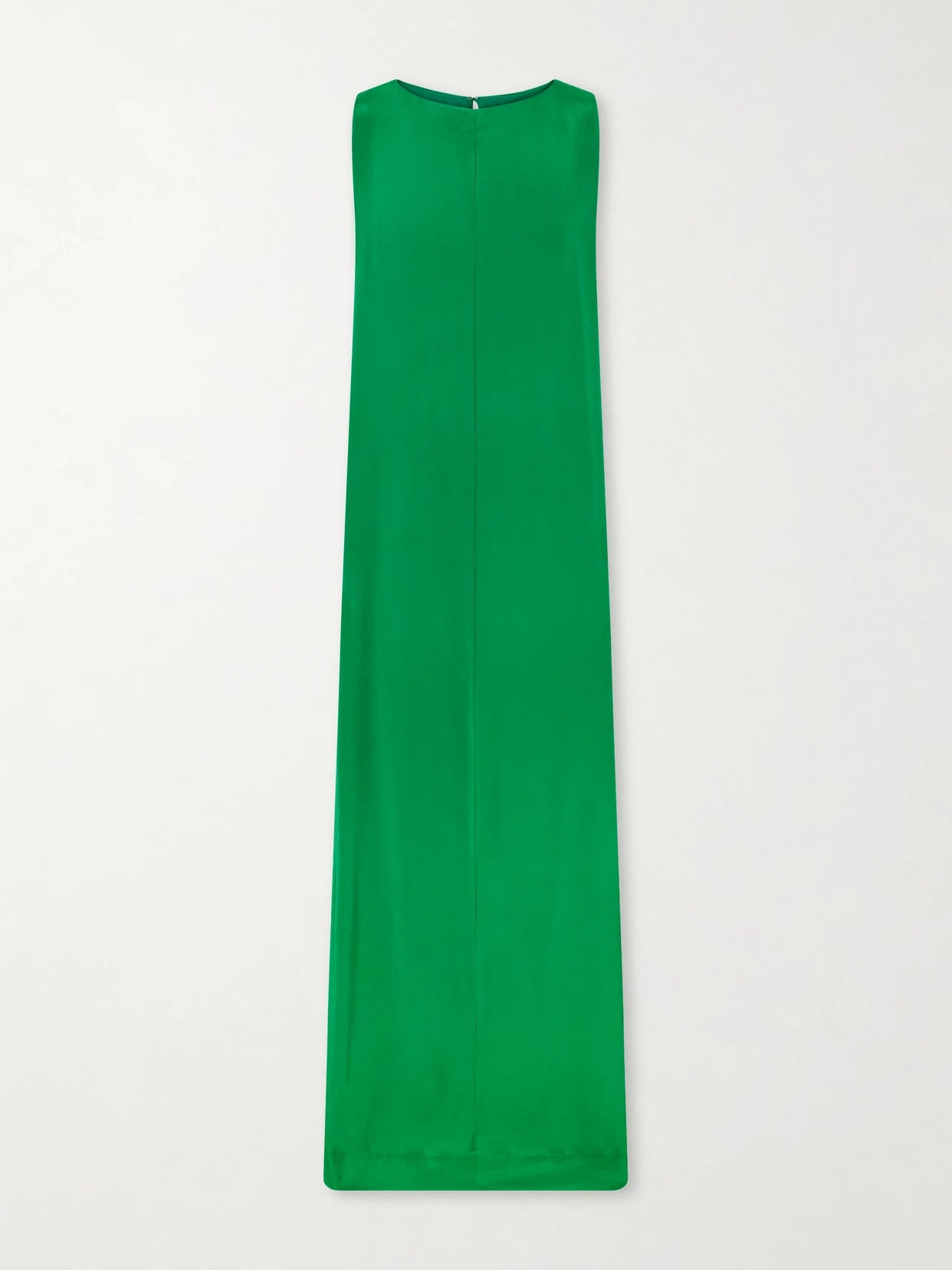 Image of Dresses. Product name - Dalia Silk Maxi Dress in Bright green colour by brand - STAUD