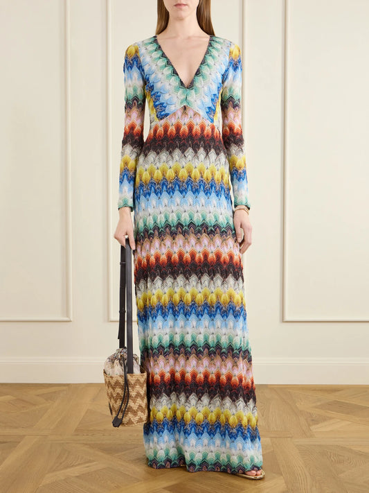 Image of Bags. Product name - Small Striped Leather-trimmed Raffia Bucket Bag in Beige colour by brand - Missoni