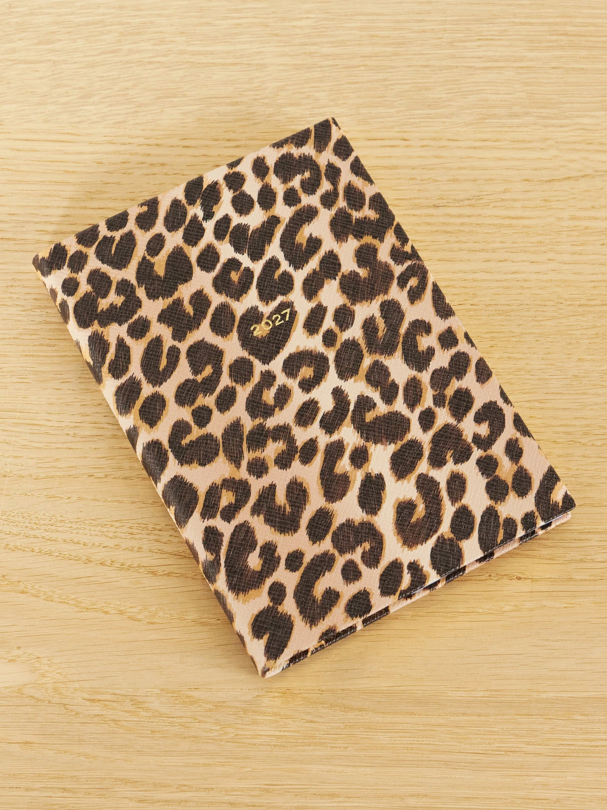 Smythson Panama 2027 Leopard-print Leather Diary