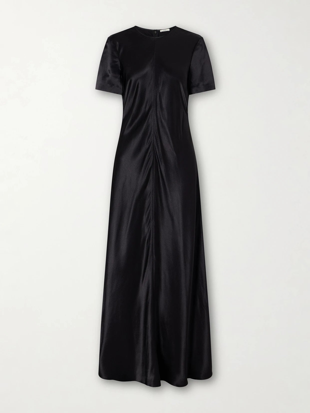 Image of Dresses. Product name - Akriti Satin-crepe Maxi Dress in Black colour by brand - FFORME