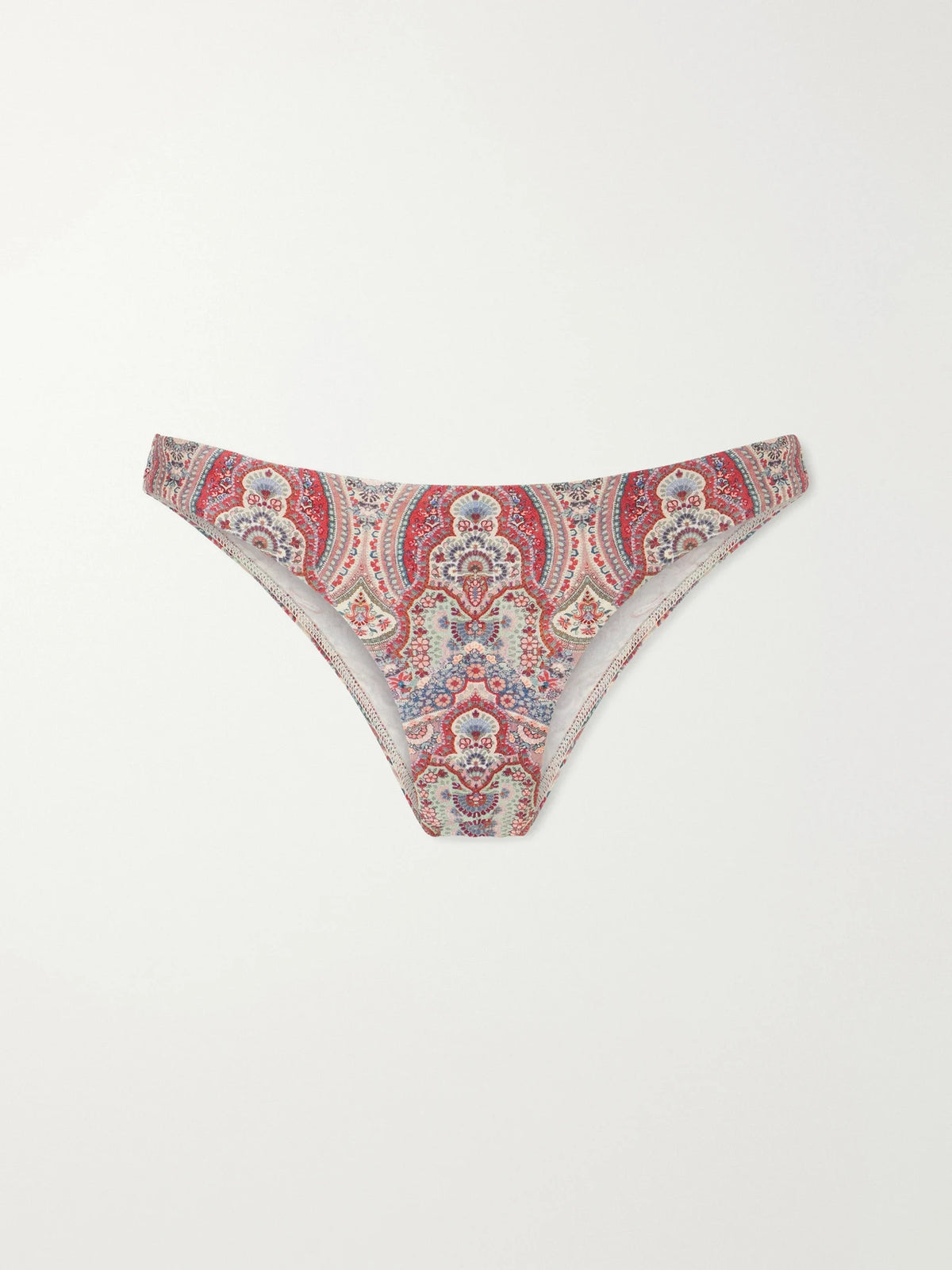 Zimmermann Fairlight Paisley-print Bikini Briefs