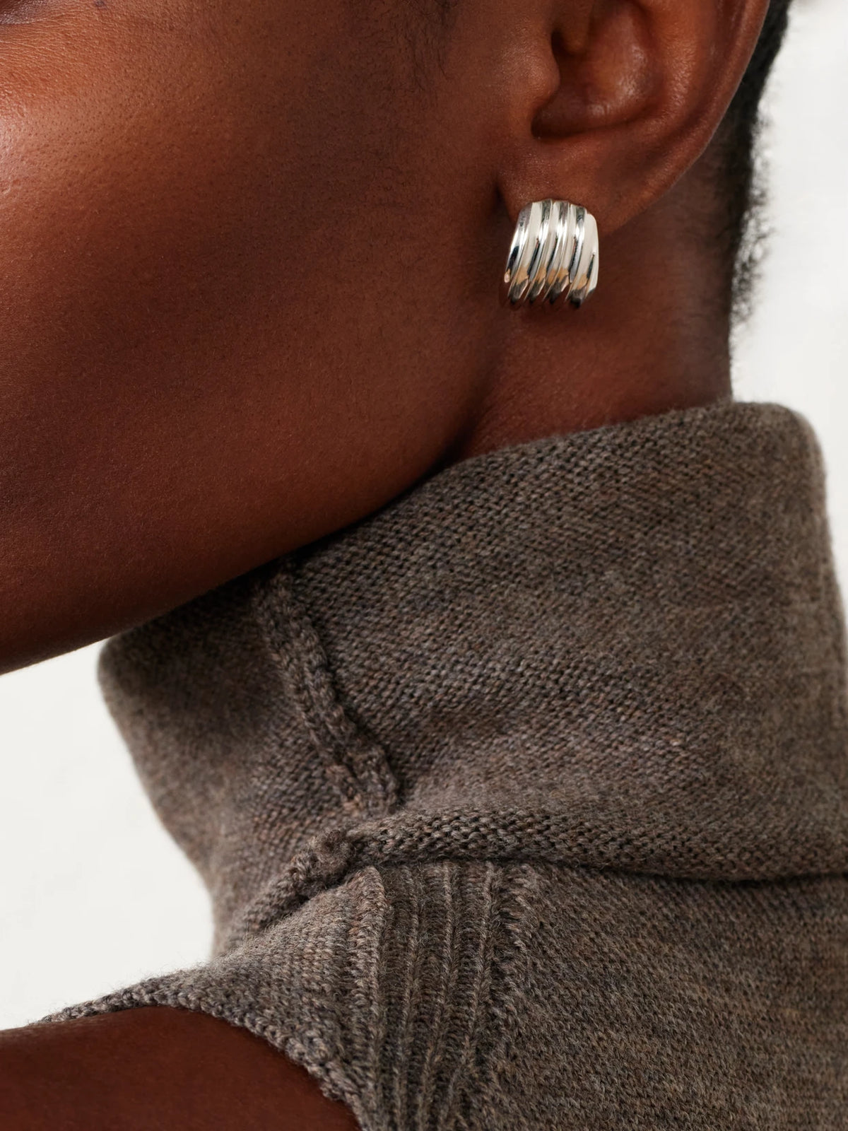 Image of Earrings. Product name - Flux Recycled Sterling Silver Earrings in Multi colour by brand - By Pariah