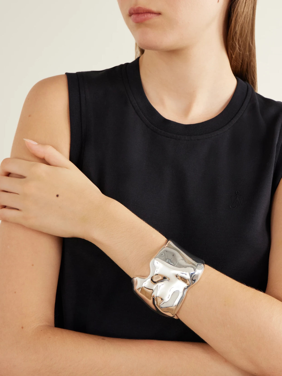 Image of Bracelets. Product name - Silver-toned Cuff in Multi colour by brand - Completedworks