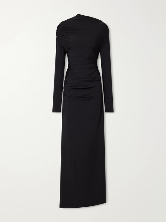 Victoria Beckham Draped Stretch-jersey Gown
