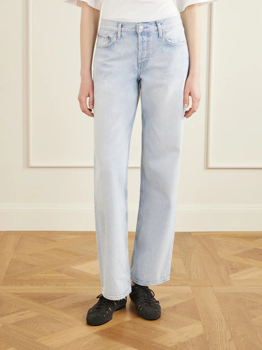 Low Rise Loose Straight-leg Organic Jeans
