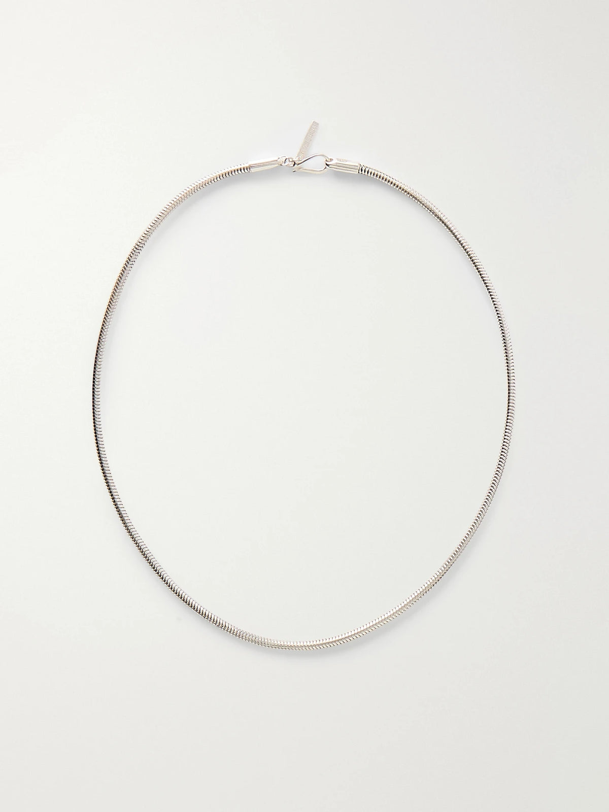 Serpent Chain Silver-tone Necklace