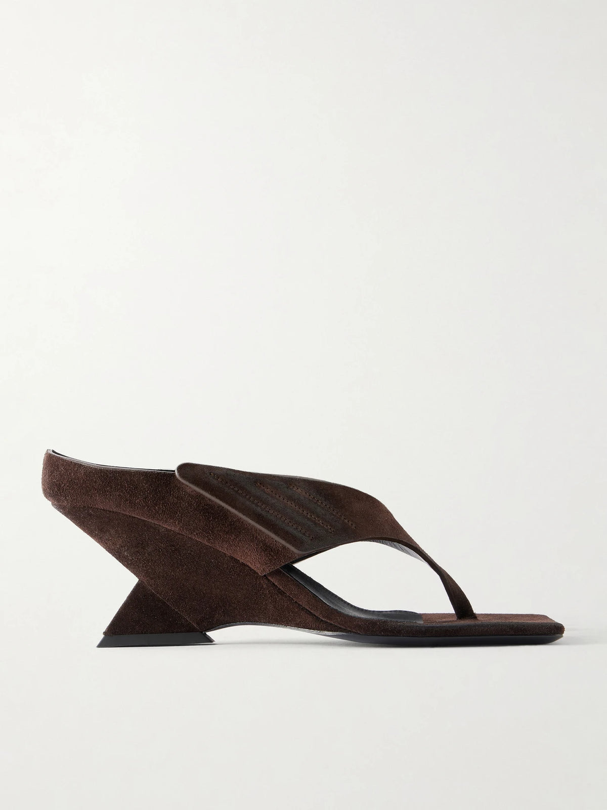 Cheope 65 Suede Wedge Thong Sandals