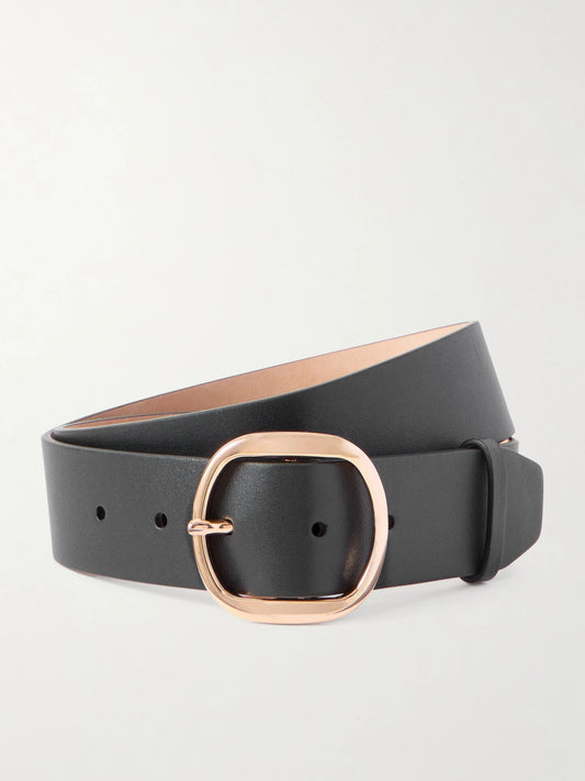 Gabriela Hearst Elster Textured-leather Belt