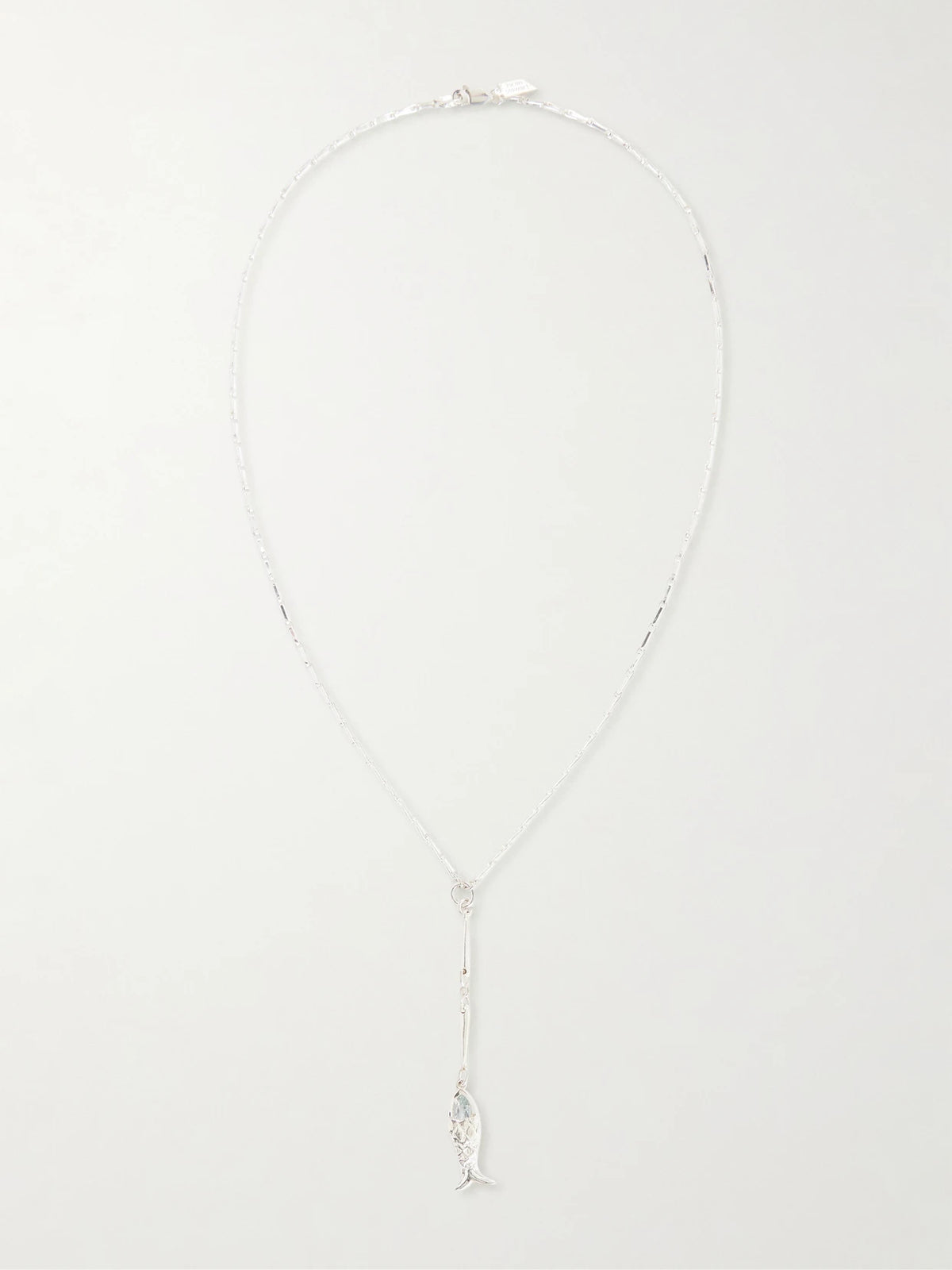 Pesca Sterling Silver And Aquamarine Necklace