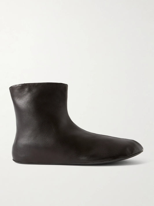 Stella Leather And Shearling Ankle Boots
