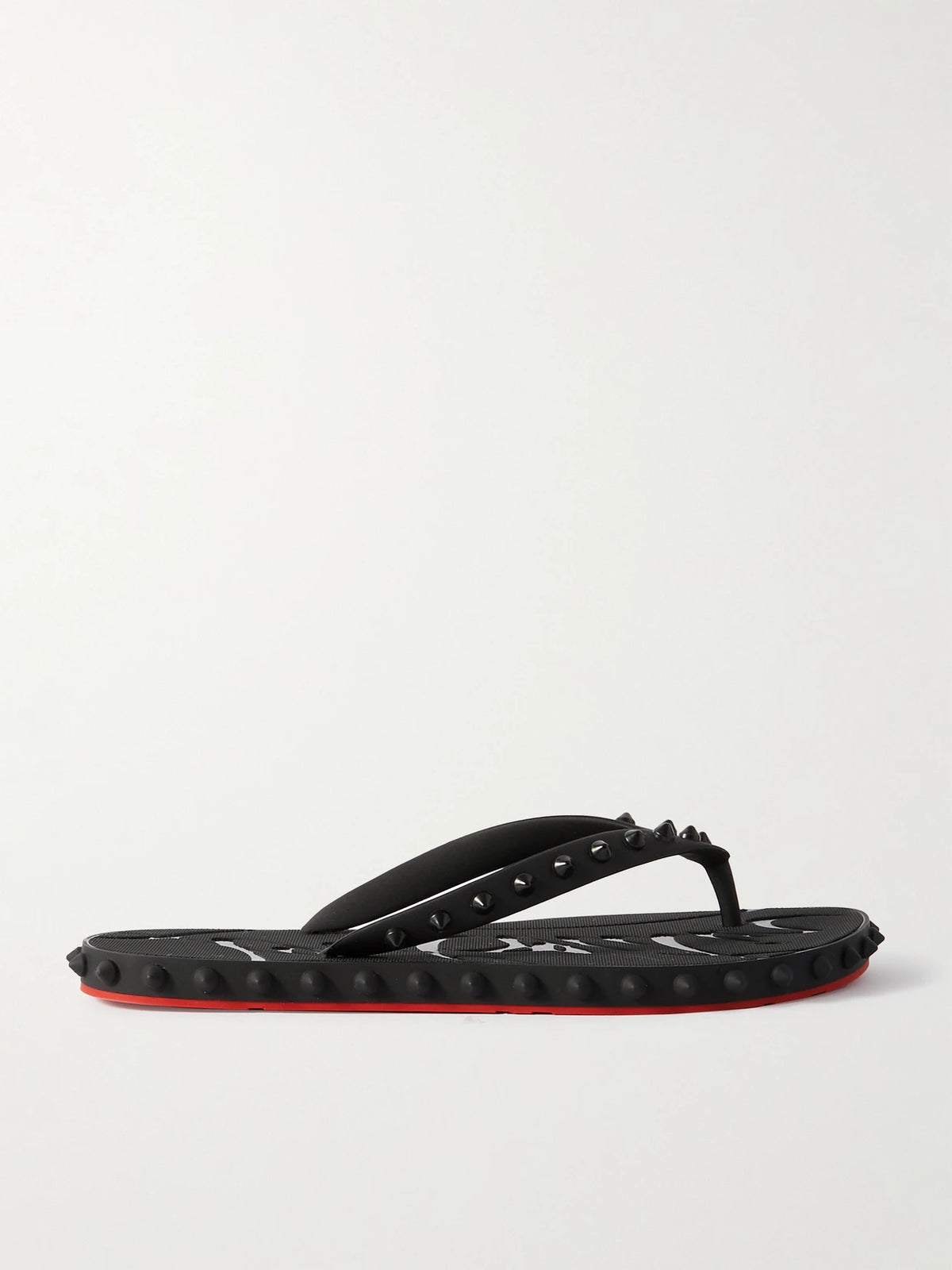 Super Loubi Studded Rubber Flip Flops