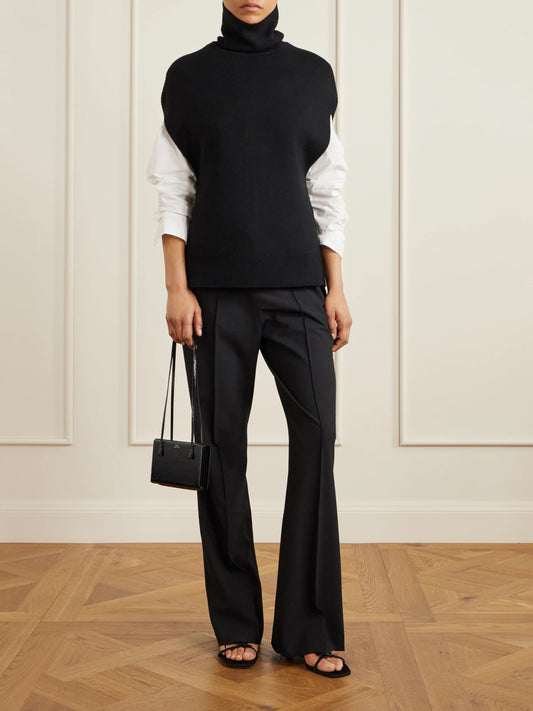 Image of Bags. Product name - Cocktail Patent-leather Shoulder Bag in Black colour by brand - TOTEME