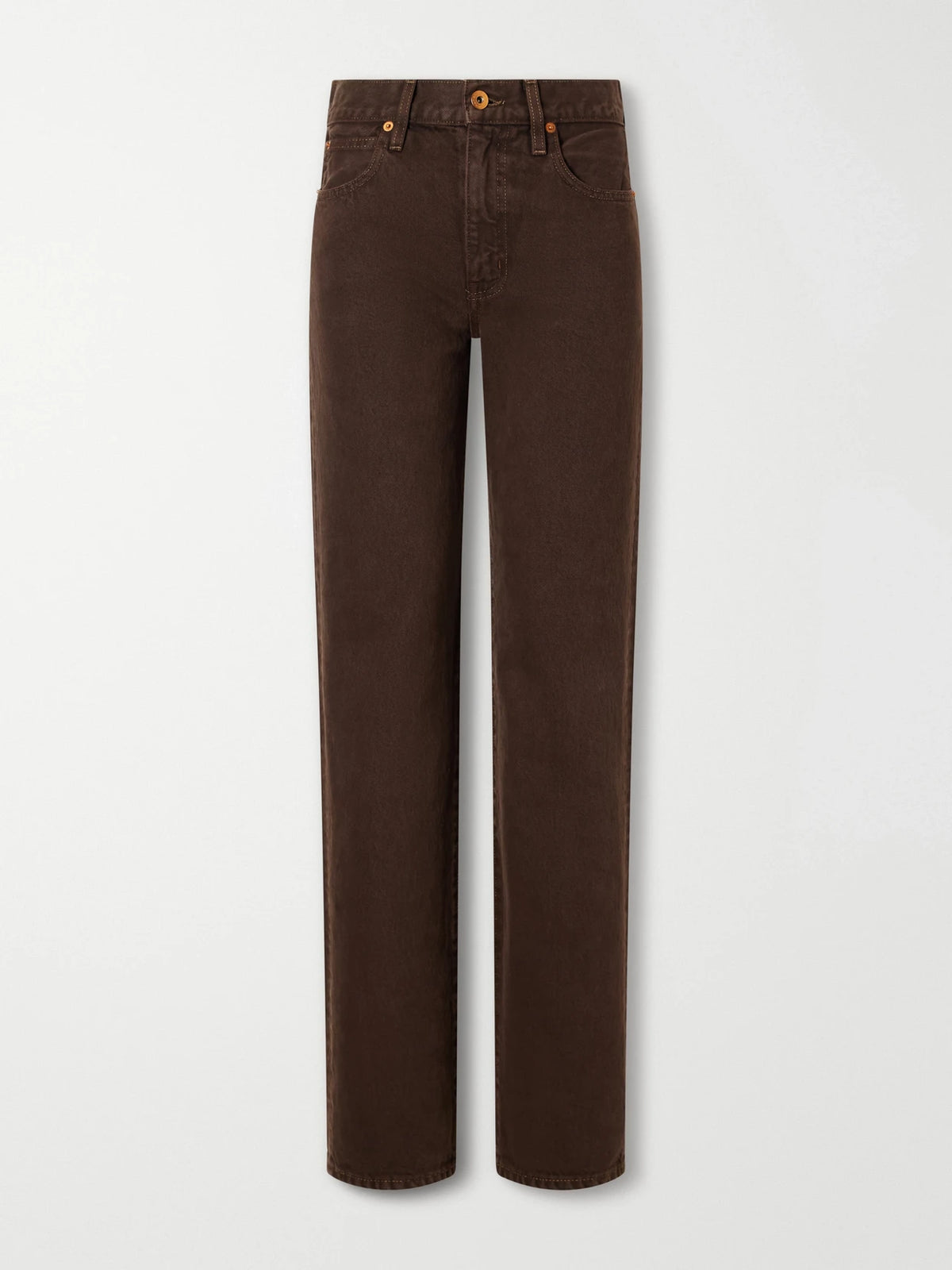 SLVRLAKE Phoenix Mid-rise Straight-leg Jeans