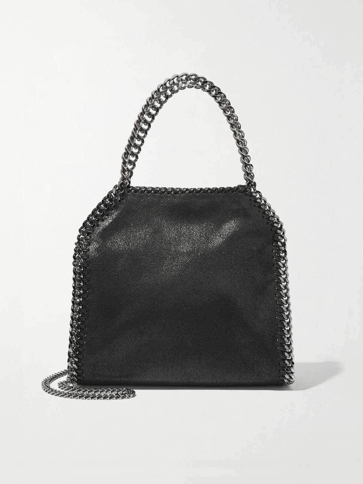 The Falabella Mini Vegetarian Brushed-leather Shoulder Bag