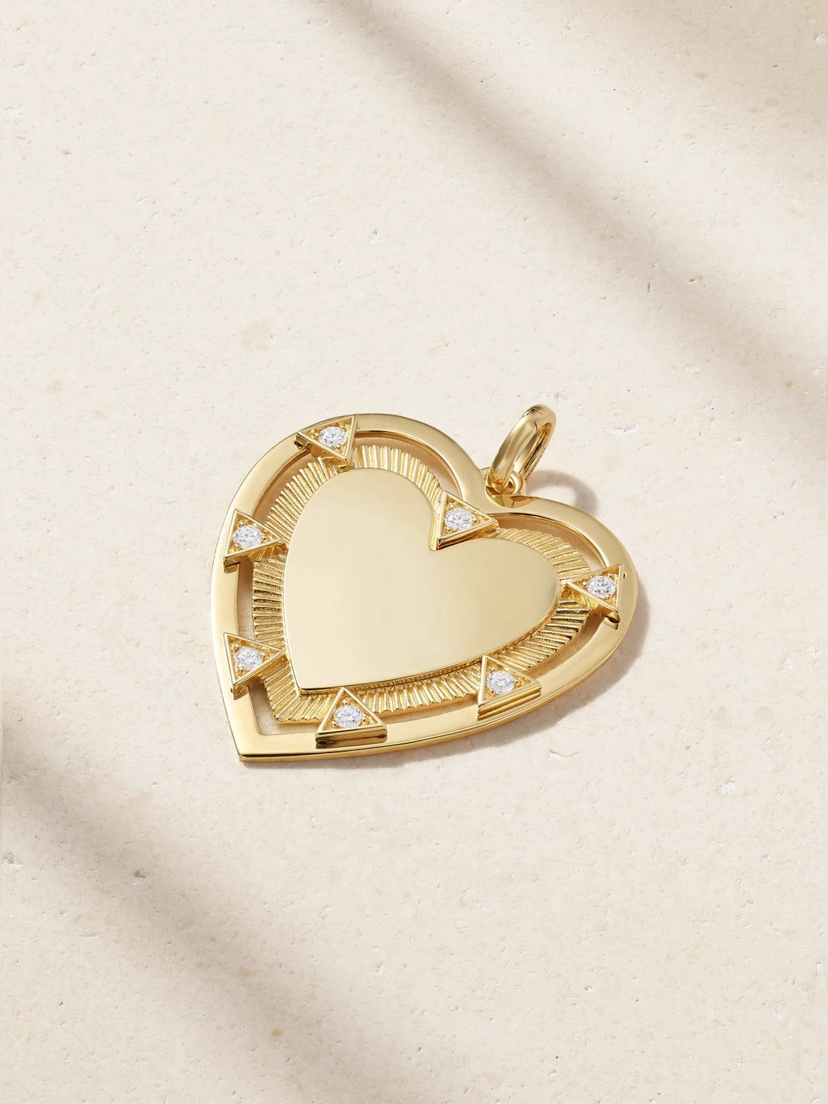True Love 18-karat Gold Diamond Pendant